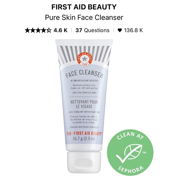First Aid Beauty Skincare Pick 85 First Aid Beauty Pure Skin Face Cleanserdeluxe Sample Size